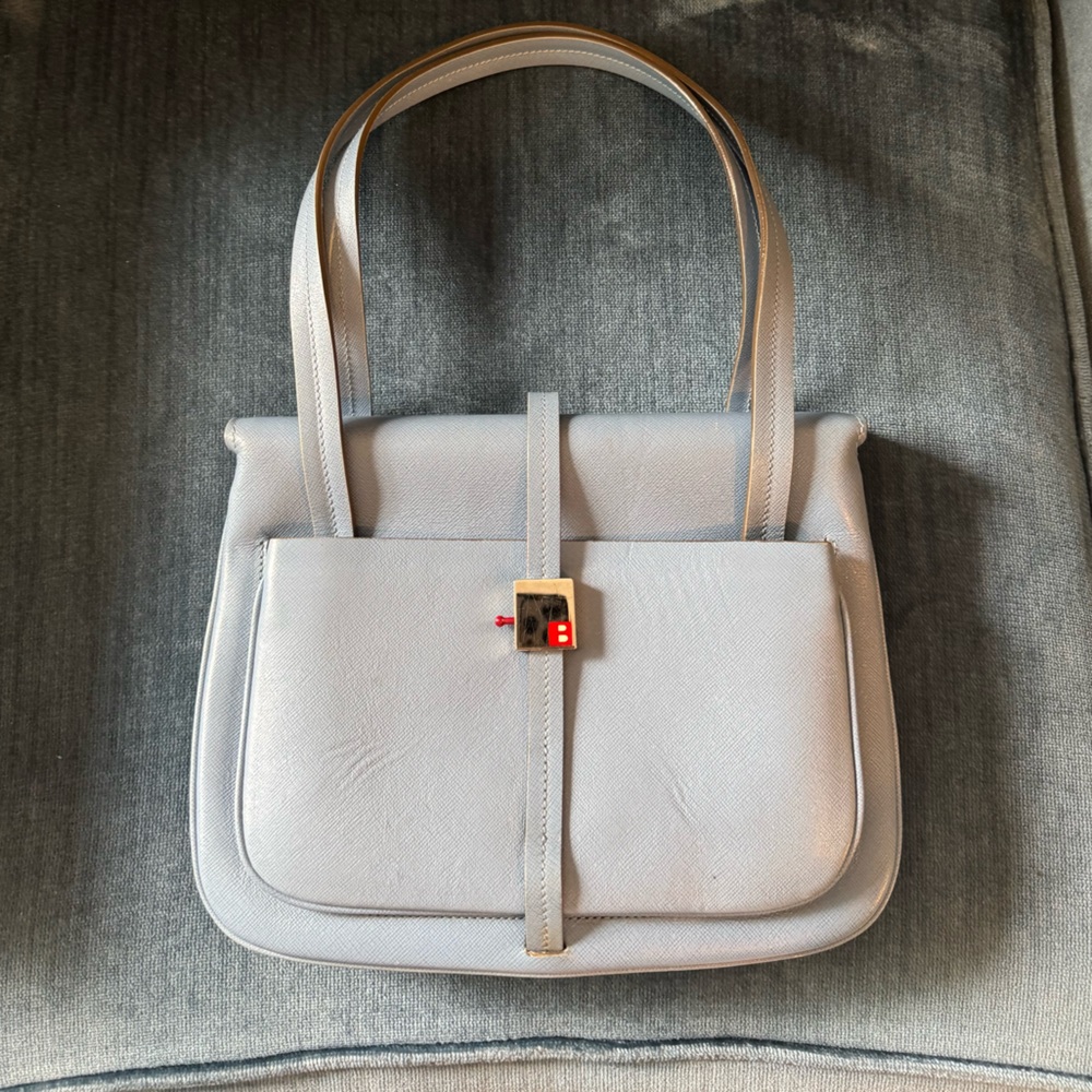 Vintage Bally Leather Shoulder Bag